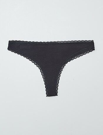 Pack de 2 braguitas brasileñas de algodón