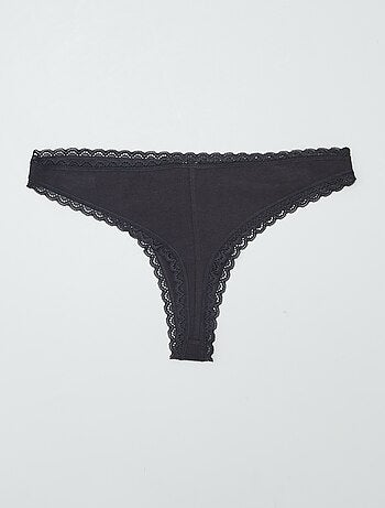 Pack de 2 braguitas brasileñas de algodón