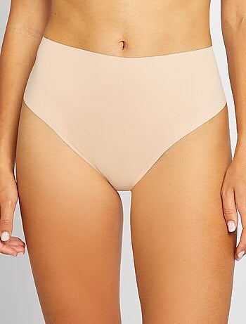 Pack de 2 braguitas brasileñas invisibles de talle alto