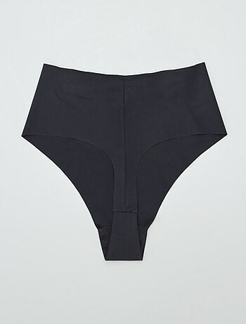 Pack de 2 braguitas brasileñas invisibles de talle alto