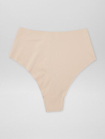 Pack de 2 braguitas brasileñas invisibles de tiro alto