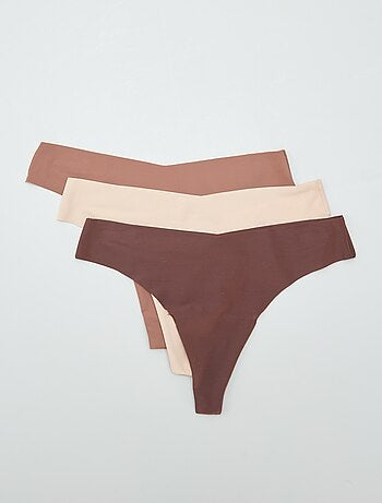 Pack de 2 braguitas brasileñas invisibles