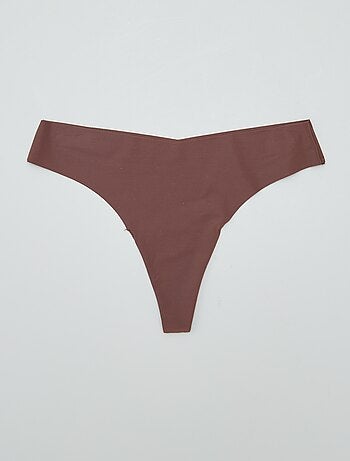 Pack de 2 braguitas brasileñas invisibles