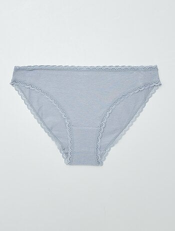 Pack de 2 braguitas de algodón