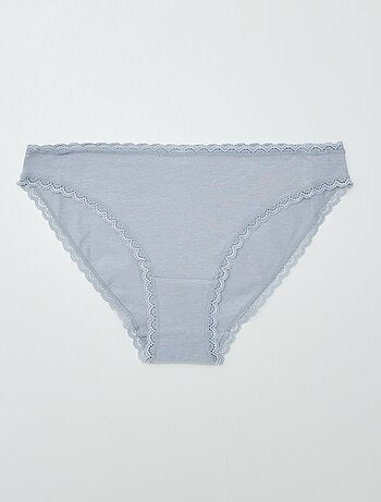 Pack de 2 braguitas de algodón