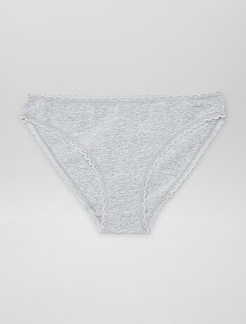Pack de 2 braguitas de algodón