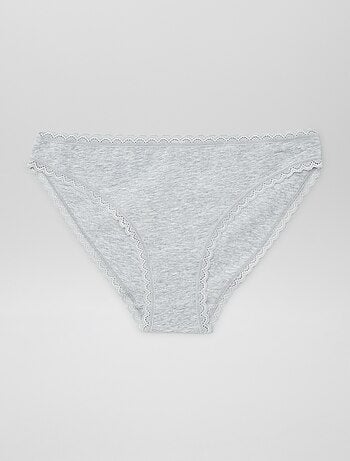 Pack de 2 braguitas de algodón