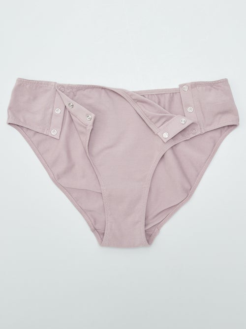 Pack de 2 braguitas de jersey - colección de fácil colocación - Kiabi