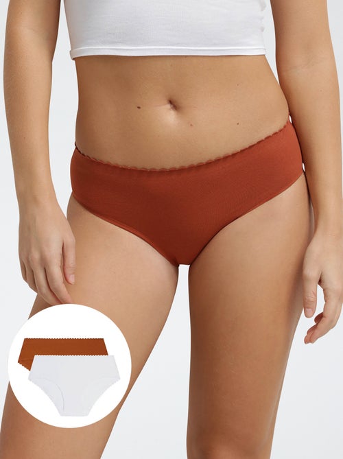 Pack de 2 braguitas 'Dim' 'Body touch' - Kiabi Pack de 2 braguitas 'Dim' 'Body touch' - Kiabi