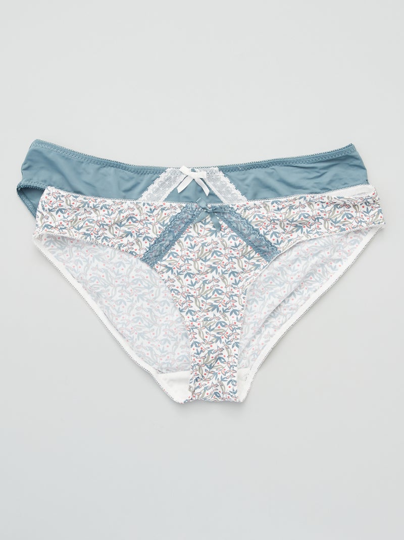 Pack de 2 braguitas 'Envie de Lingerie' BEIGE - Kiabi