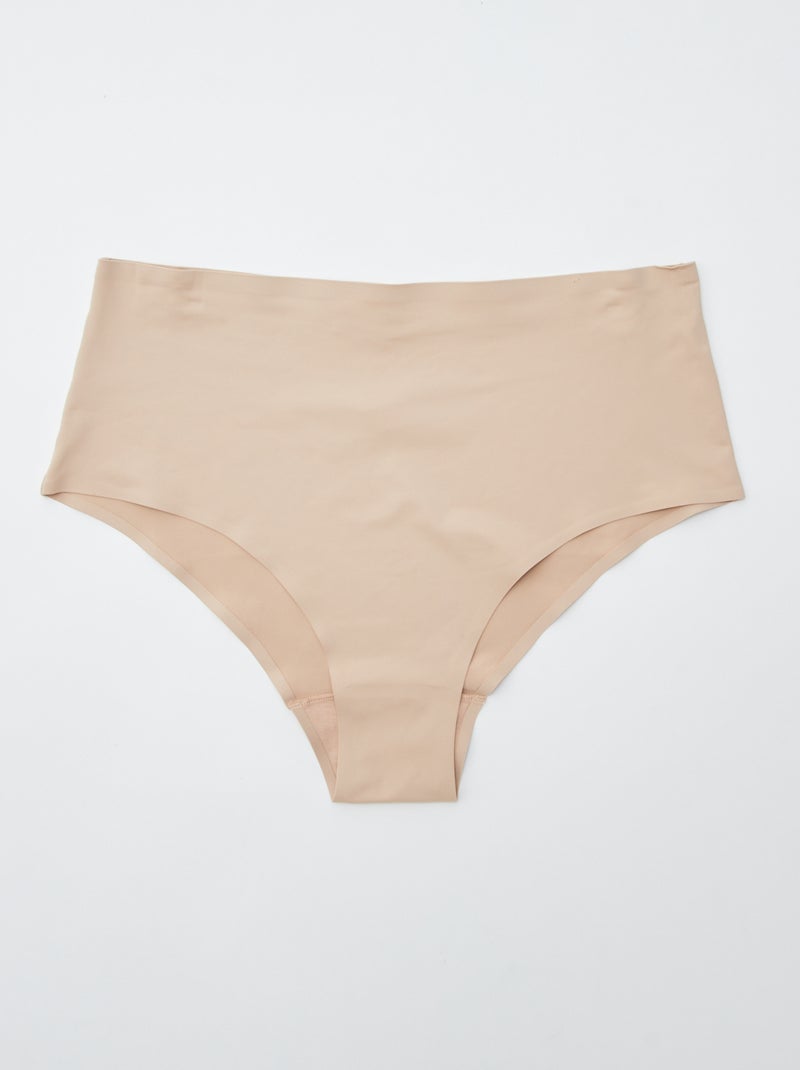 Pack de 2 braguitas invisibles altas ROSA - Kiabi