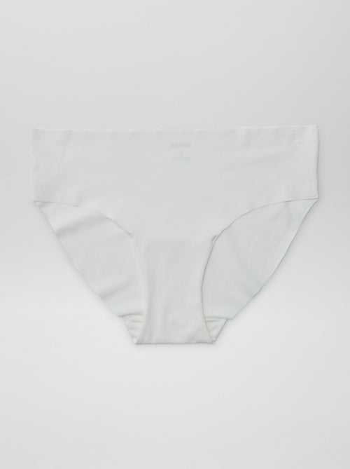 Pack de 2 braguitas invisibles de microfibra - Kiabi