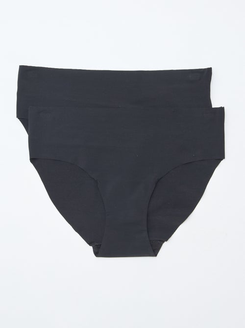 Pack de 2 braguitas invisibles de microfibra - Kiabi