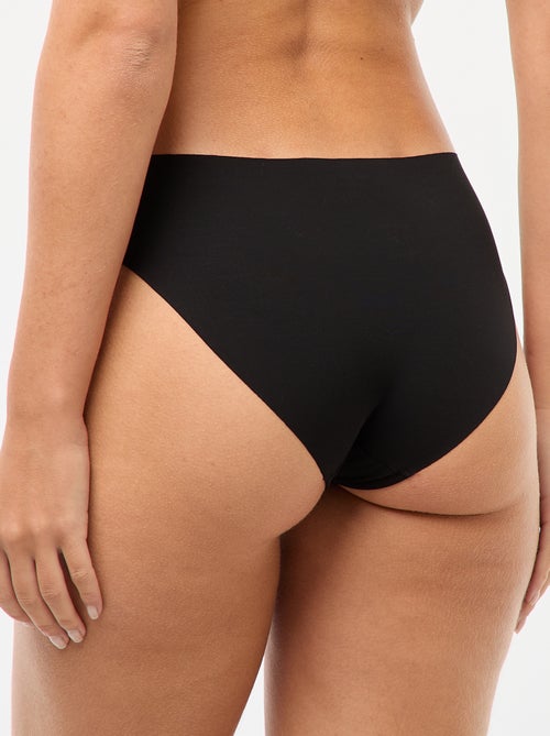 Pack de 2 braguitas invisibles de microfibra - Kiabi