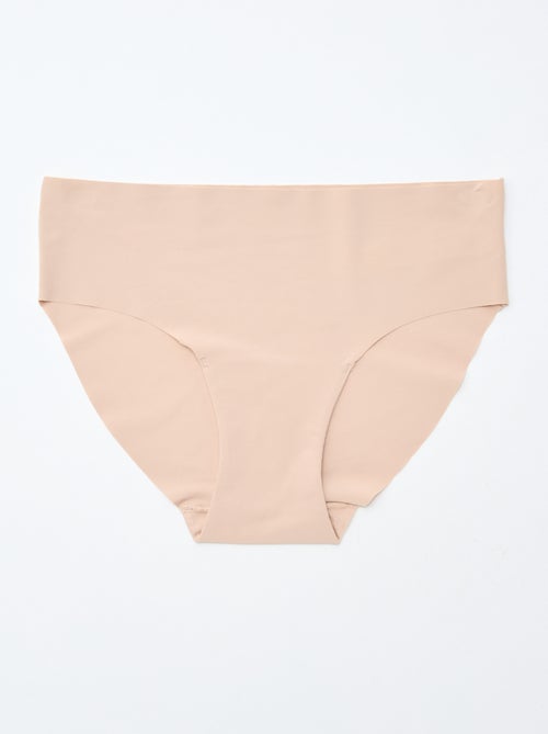 Pack de 2 braguitas invisibles de microfibra - Kiabi