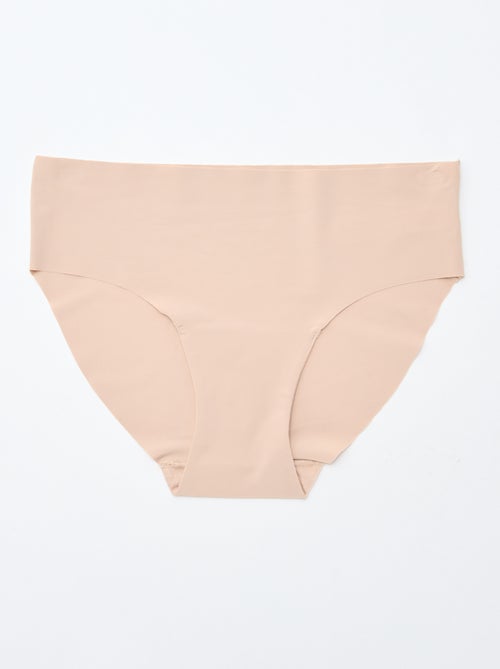 Pack de 2 braguitas invisibles de microfibra - Kiabi