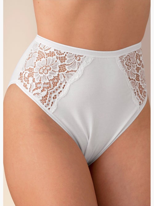Pack de 2 braguitas ligeramente altas - Afibel - Kiabi