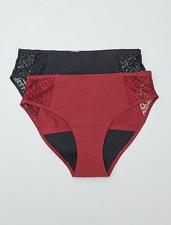 Pack de 2 braguitas menstruales flujo ligero