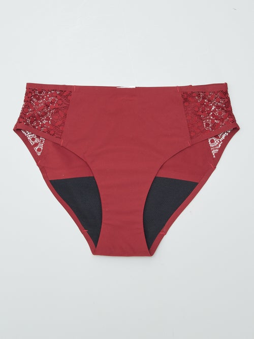 Pack de 2 braguitas menstruales flujo ligero - Kiabi