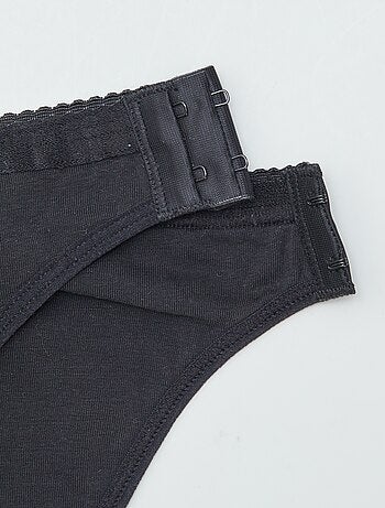 Pack de 2 braguitas menstruales lavables de algodón - Fácil de Poner