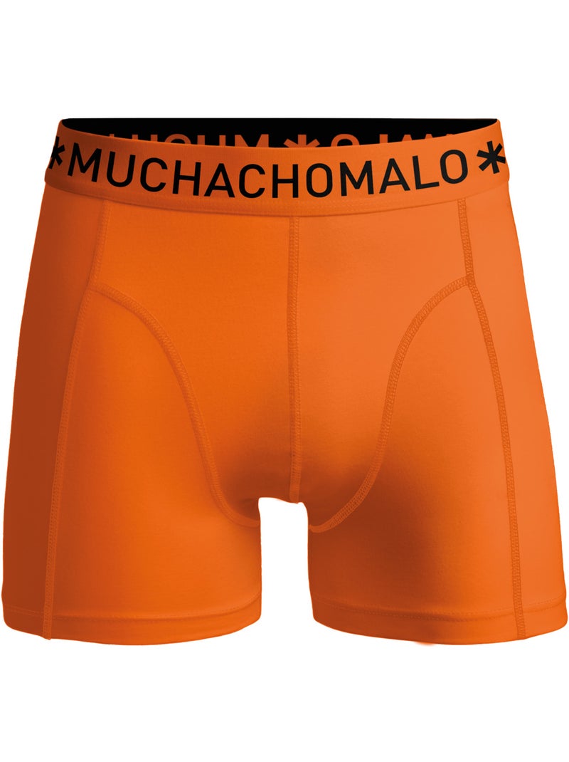 Pack de 2 b?xers Muchachomalo Negro Naranja Negro - Kiabi