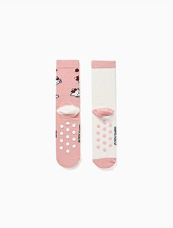 Pack de 2 calcetines antideslizantes con estampados de Hello Kitty