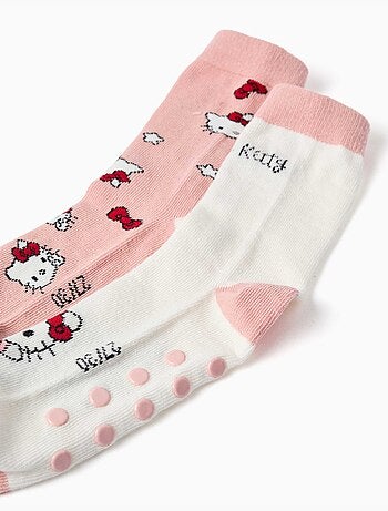 Pack de 2 calcetines antideslizantes con estampados de Hello Kitty