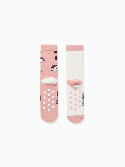 Pack de 2 calcetines antideslizantes con estampados de Hello Kitty - Kiabi