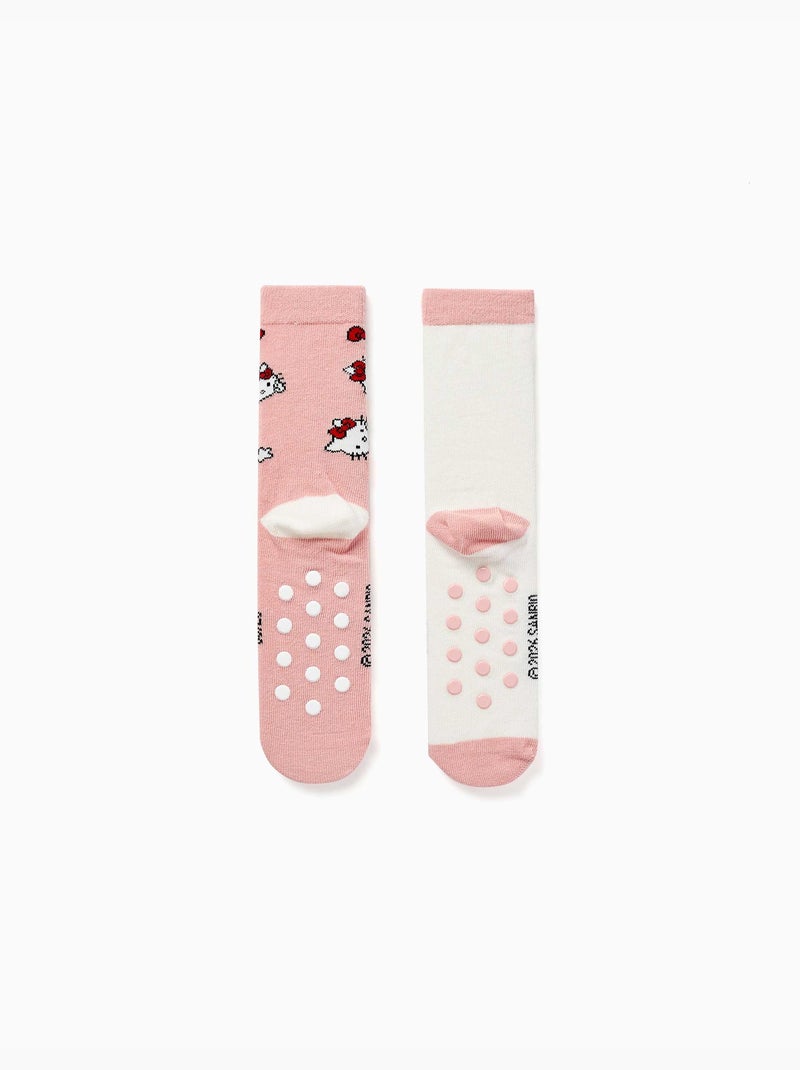 Pack de 2 calcetines antideslizantes con estampados de Hello Kitty Multicolor - Kiabi