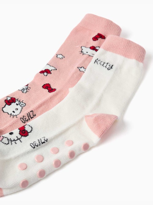 Pack de 2 calcetines antideslizantes con estampados de Hello Kitty - Kiabi