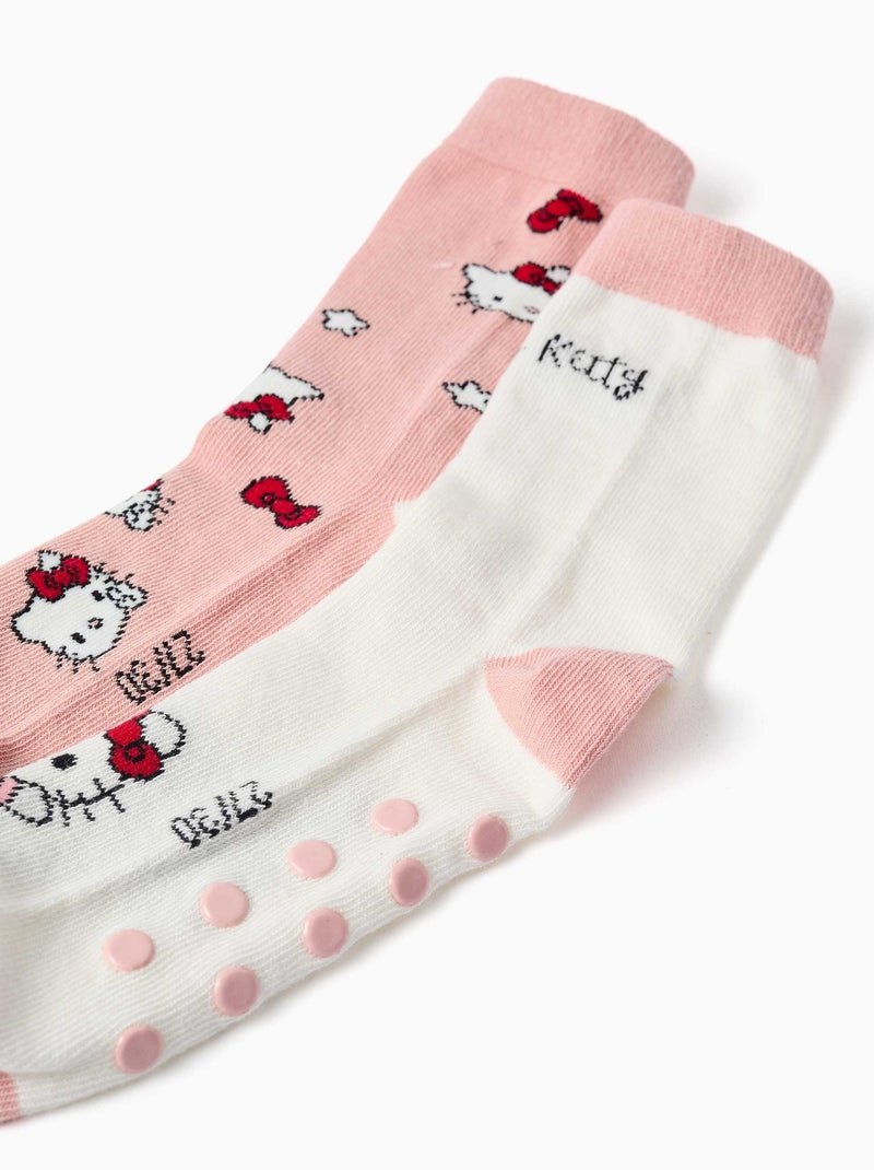 Pack de 2 calcetines antideslizantes con estampados de Hello Kitty Multicolor - Kiabi