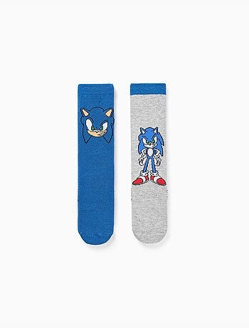 Pack de 2 calcetines antideslizantes con estampados de Sonic