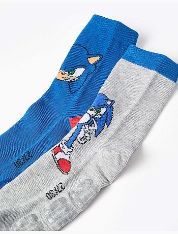 Pack de 2 calcetines antideslizantes con estampados de Sonic