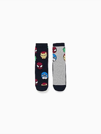 Pack de 2 calcetines antideslizantes de rizo con Marvel Heroes