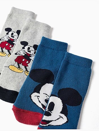 Pack de 2 calcetines antideslizantes de rizo con Mickey