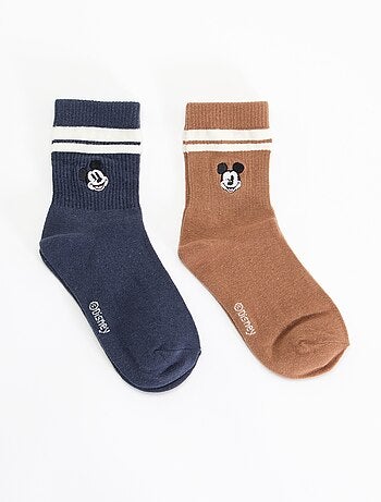 Pack de 2 calcetines bordados 'Disney'