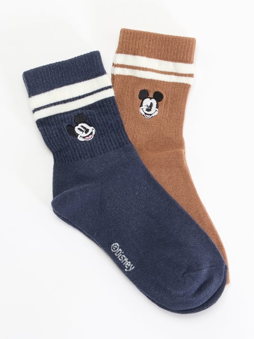 Pack de 2 calcetines bordados 'Disney' - Kiabi Pack de 2 calcetines bordados 'Disney' - Kiabi