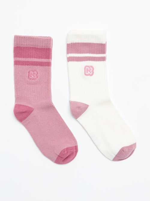 Pack de 2 calcetines de media caña - Kiabi Pack de 2 calcetines de media caña - Kiabi
