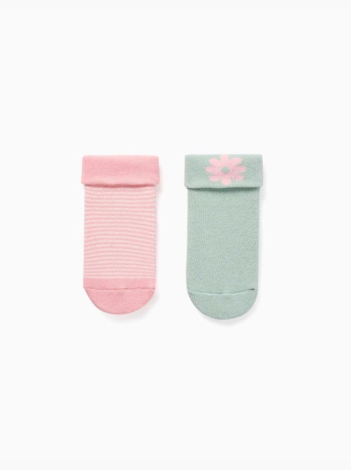 Pack de 2 calcetines de rizo antideslizantes - Kiabi