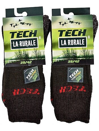 Pack de 2 calcetines de trabajo LA RURALE hombre resistencia pro