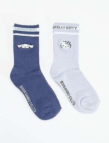 Pack de 2 calcetines divertidos 'Hello Kitty'