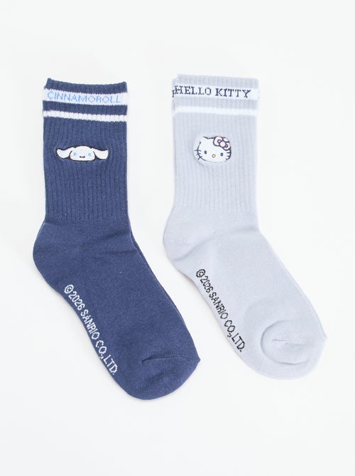 Pack de 2 calcetines divertidos 'Hello Kitty' - Kiabi Pack de 2 calcetines divertidos 'Hello Kitty' - Kiabi
