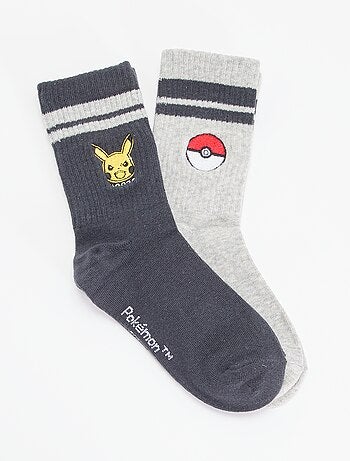 Pack de 2 calcetines fantasía \'Pokémon\' \'Pikachu\' y \'Pokéball\'