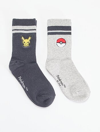Pack de 2 calcetines fantasía \'Pokémon\' \'Pikachu\' y \'Pokéball\'