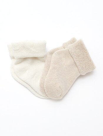 Pack de 2 calcetines para recién nacido