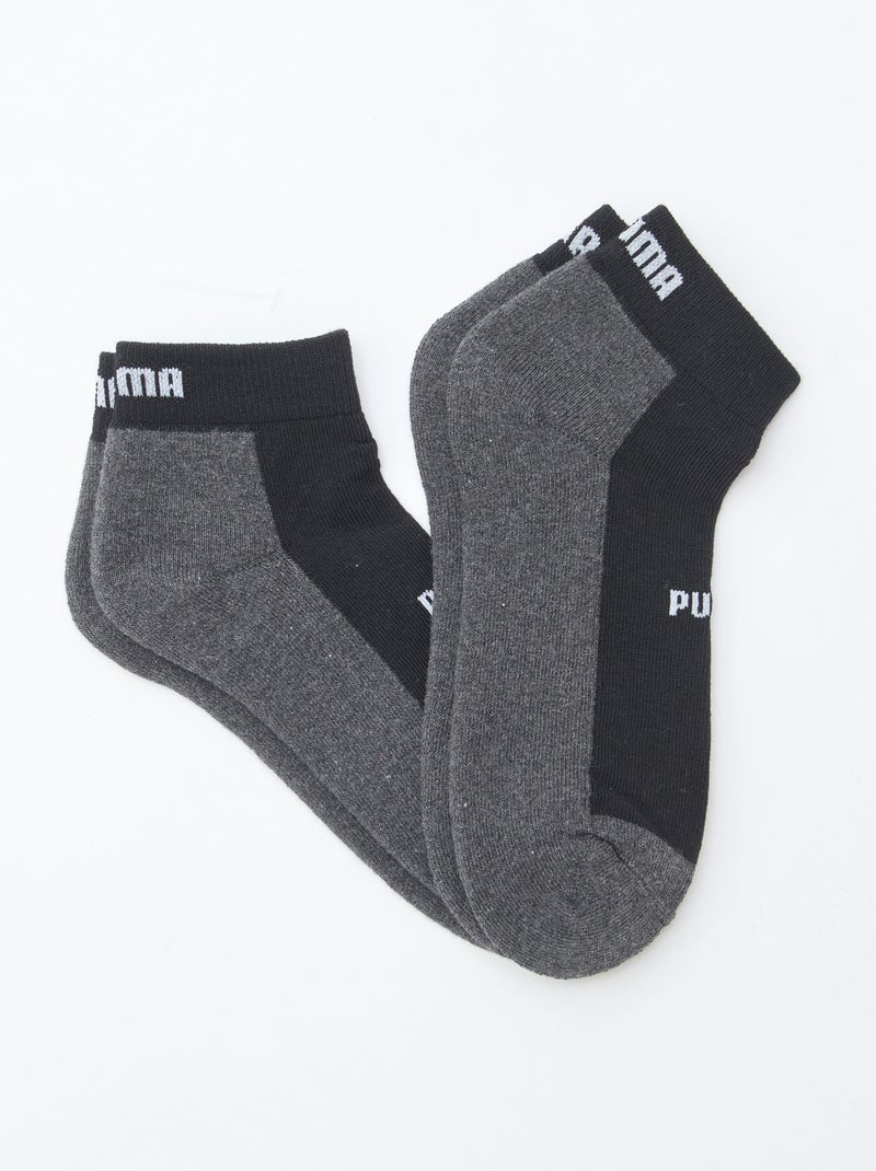 Pack de 2 calcetines 'Puma' Negro - Kiabi