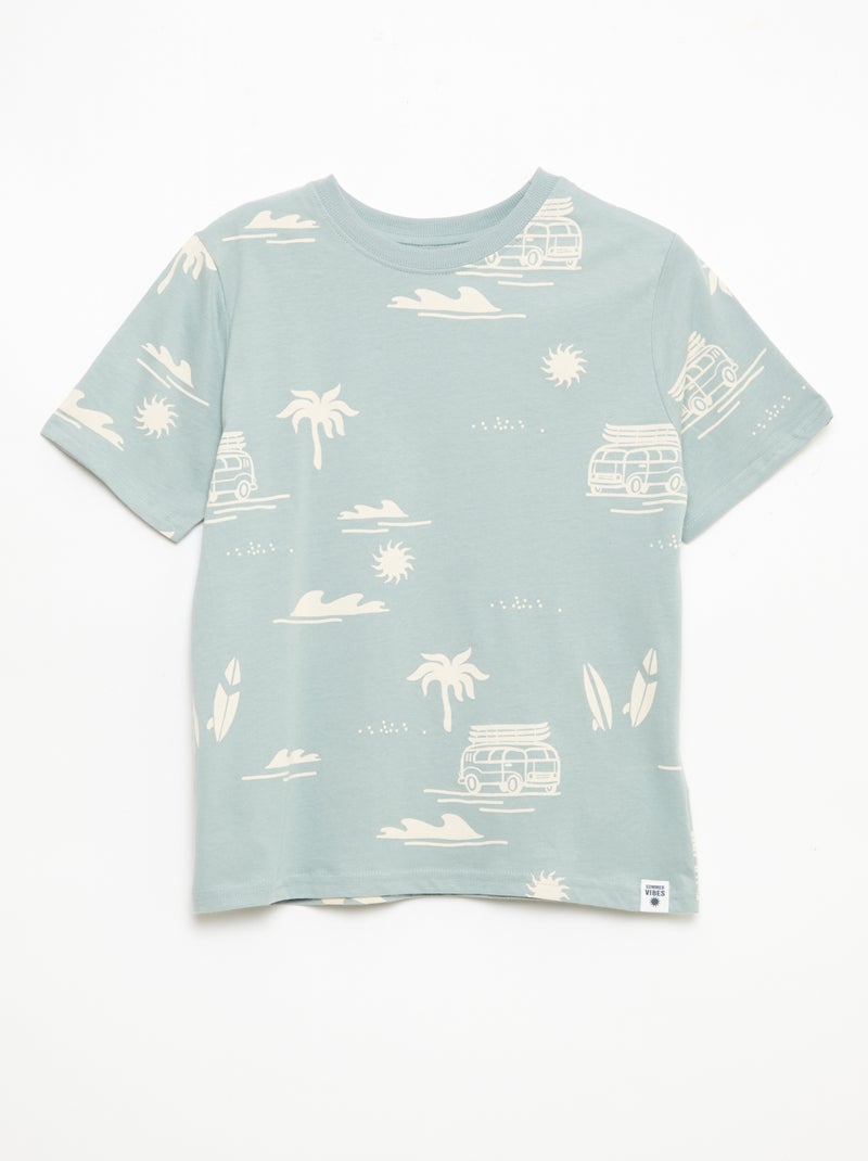 pack de 2 camisetas Azul - Kiabi