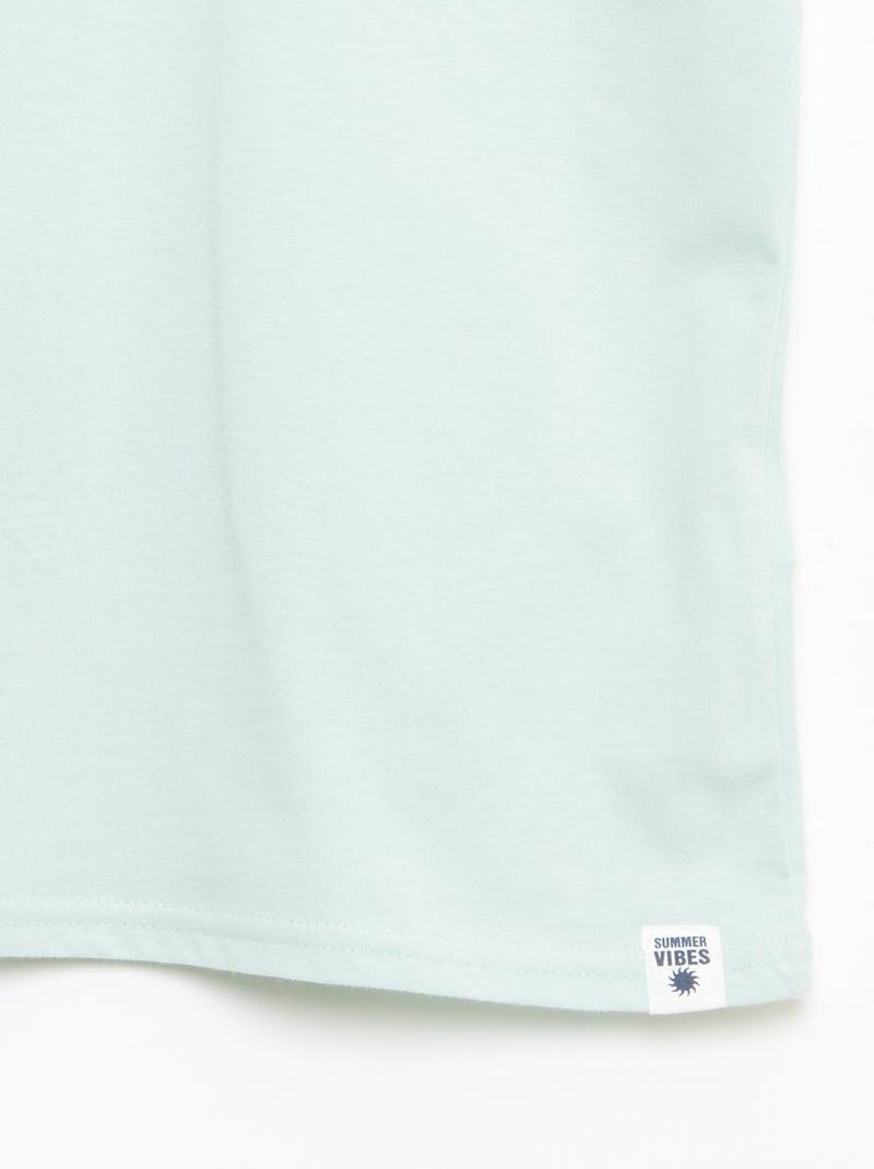 pack de 2 camisetas Azul - Kiabi