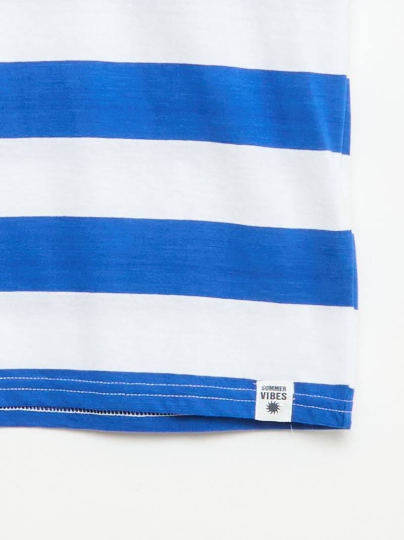 pack de 2 camisetas Azul - Kiabi