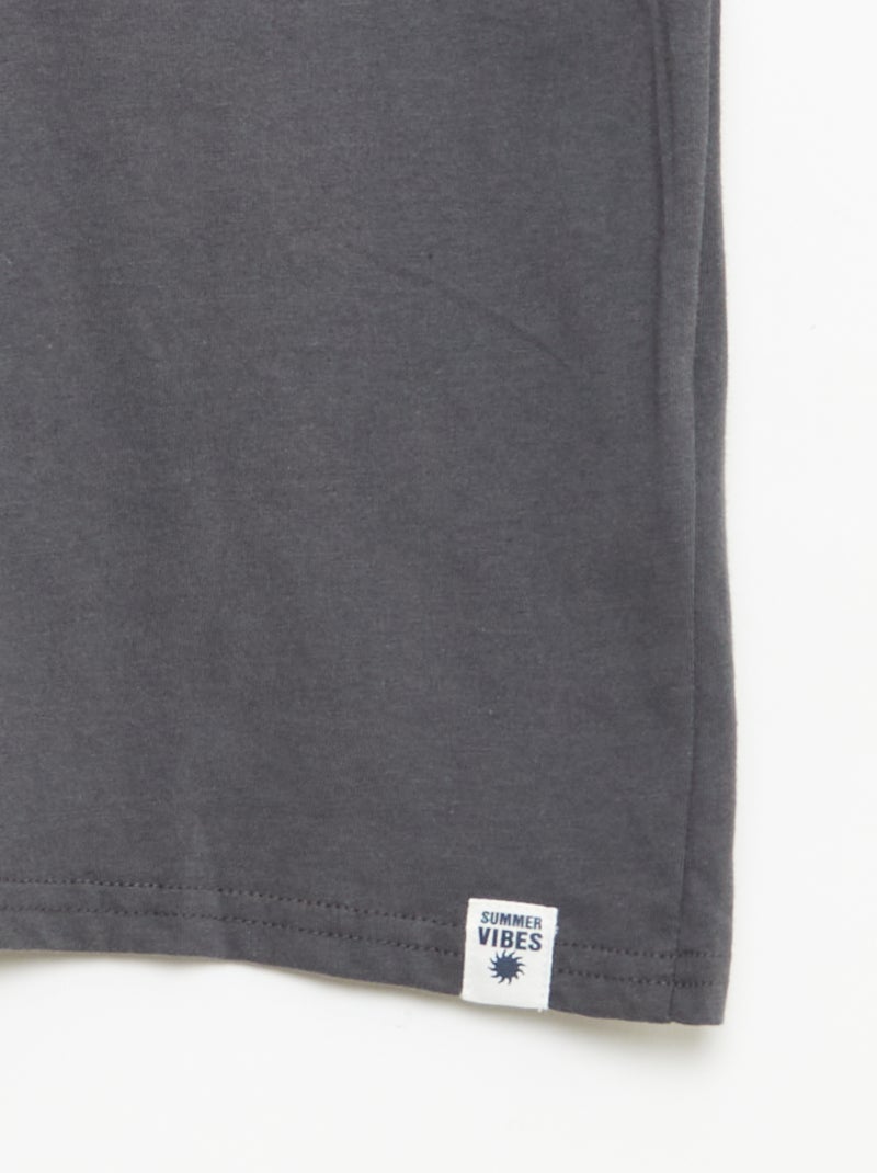 pack de 2 camisetas Beige - Kiabi